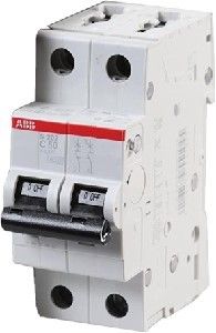 Picture of Circuit Breaker 50a 2p 6ka ABB MCB 35mm S202-C50