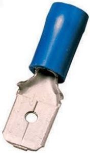 Picture of Lugs Insulated 2.5mm Blue 6.3x0.8mm M/Discon pk20