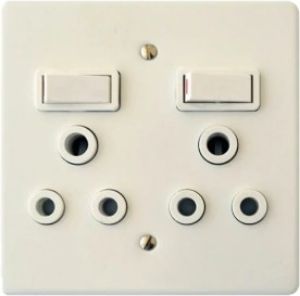 Picture of Crabtree Double Plugs 4x4