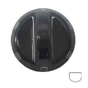 Picture of Knob Defy Oven Selector 6mm Blk DSS492/3/4