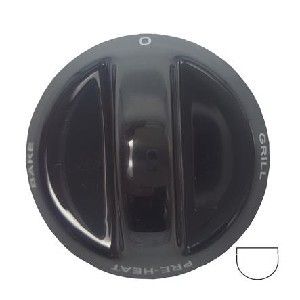Picture of Knob Defy Oven Selector 6mm Blk