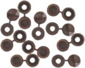 Picture of Cap Cover Pozi Screw Brown Pack Of 20