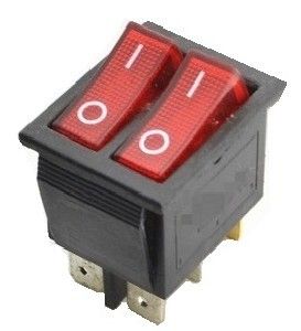 Picture of Switch Rocker Double 16A 2 Pole
