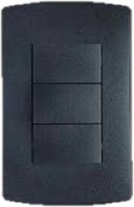 Picture of Trinity 4x2 3 Lever 1 Way Switch Black