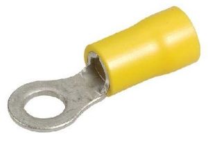 Picture of Lugs Insulated Yellow 4mm Yellow 10mm Ring pk20