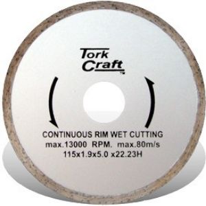 Picture of Diamond Blade Continuous Rim 115mm