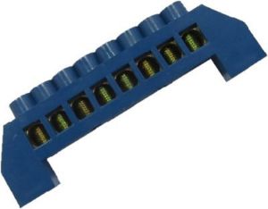 Picture of Neutral Bar 6 Way 8 x12 Blue