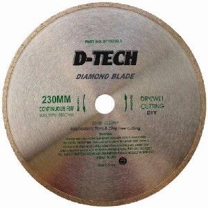 Picture of Diamond Blade Continuous Rim 230