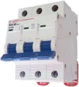 Picture of Circuit Breaker 80a 3P 6Ka MCB Black Toggle