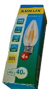 Picture of Led 4w Candle Filament E27 Warm White