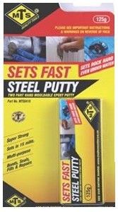 Picture of Putty MTS Steel  Epoxy Fast Set 125g