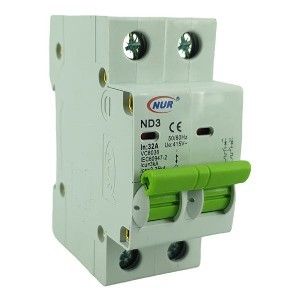 Picture of Circuit Breaker NUR 32a DP 3KA Din Rail