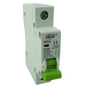 Picture of Circuit Breaker NUR 50a SP 3KA Din Rail