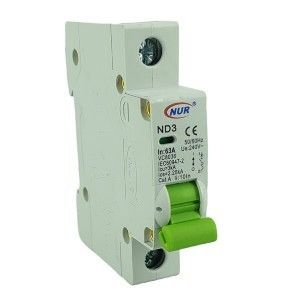 Picture of Circuit Breaker NUR 63a SP 3KA Din Rail