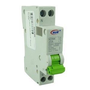 Picture of Circuit Breaker NUR 20a SP Neutral Din Rail