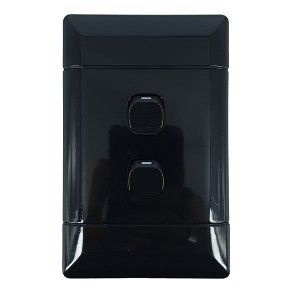 Picture of Switch NEU 2 Lever 1 Way 4 x 2 Black
