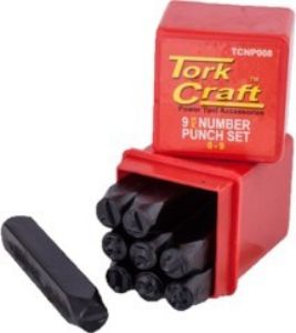 Picture of Number Punch Set 5mm (0-9mm) Black