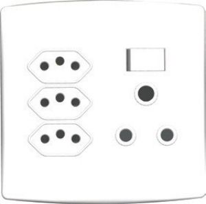 Picture of Trinity 4x4 16A 3Pin Socket+3x3Pin Za Plug Socket