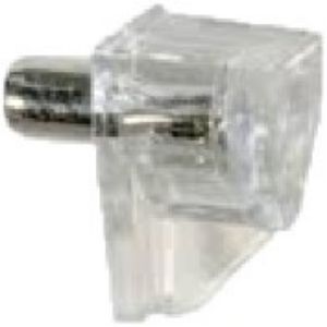 Picture of Shelf Support Clear With Steel Pin Pack Of 10