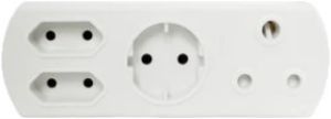 Picture of Adaptor 1x3Pin + 2x2Pin + 1xSchuko + Light