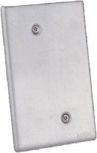 Picture of Blank Cover 4x2 Silver Ausma