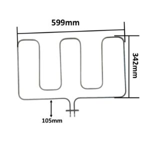 Picture of Element Heating 1600w 230v DB0478  DGS162 DGS161