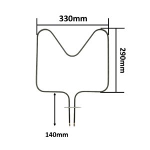 Picture of Element Bake Kelvinator TYP91AEB01KA 1000w 230v