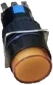 Picture of Switch 16mm 230v Yellow Round Illum P/Button