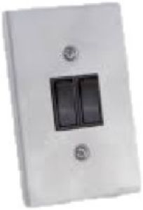 Picture of Ausma Switch 2 Lever Stainless Steel 4x2