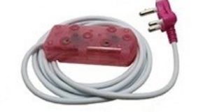 Picture of 3m Extension Cable 10A Side by Side Coupler-Pink
