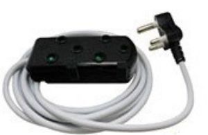 Picture of 5m Extension Cable 10A Side by Side Coupler-Black