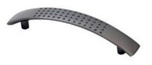 Picture of Handle Broad Arch Stipple Black Nickel 96mm
