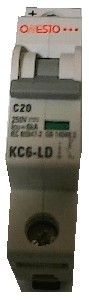 Picture of Circuit Breaker 20a 1p 6ka DC MCB