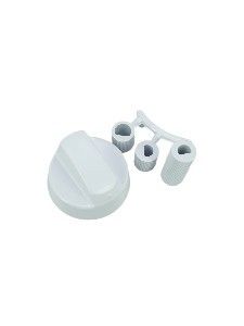 Picture of Knob Universal Stove White 6mm/8mm Long/Short