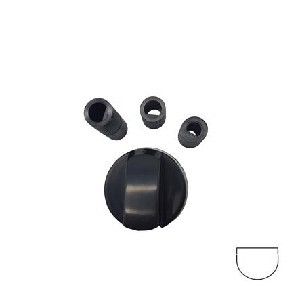 Picture of Knob Universal Stove Black 6/8mm Long/Short