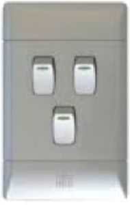 Picture of Cbi Switch 3 Lever 1 Way White 4 x 2