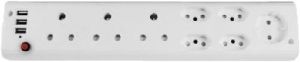 Picture of Multi Plug 8 Way 3xUSB+3x3Pin+4x2Pin+1xSchuko