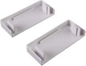 Picture of End Cap 100x40 Pvc White Pack Of 2