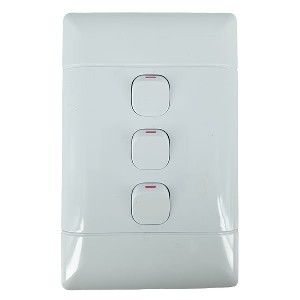 Picture of Switch NEU 3 Lever 1 Way 4 x 2 White