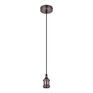Picture of Pendant Cord Light Coffee Brown Textile Cord
