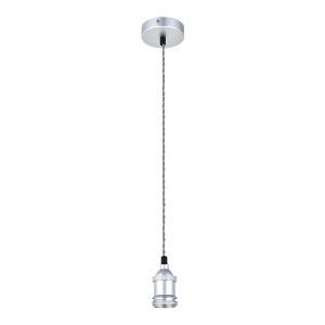 Picture of Pendant Cord Light Aluminium Grey Twist Cord