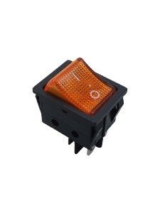 Picture of Switch Rocker Broad Single Amber 16A 2 Pole