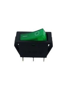 Picture of Switch Rocker Single Green 16A 1 Pole