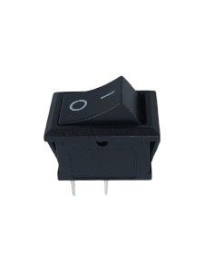 Picture of Switch Rocker On/Off Mini Black 16A 1 Pole