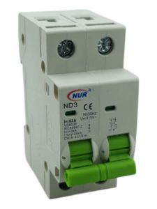 Picture of Circuit Breaker NUR 63a DP 3KA Din Rail