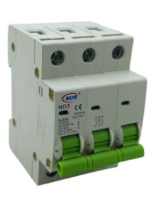 Picture of Circuit Breaker NUR 63a TP 3 KA Din Rail