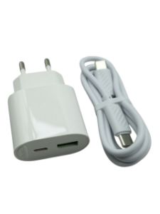 Picture of Charger Plug 2 Pin USB-A and USB-C 20w