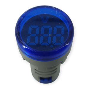 Picture of Pilot Light Voltmeter AC 15-500Vac Blue